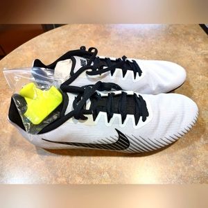 Men's White Nike Racing multi use track shoes size 11.5 brand new out of box